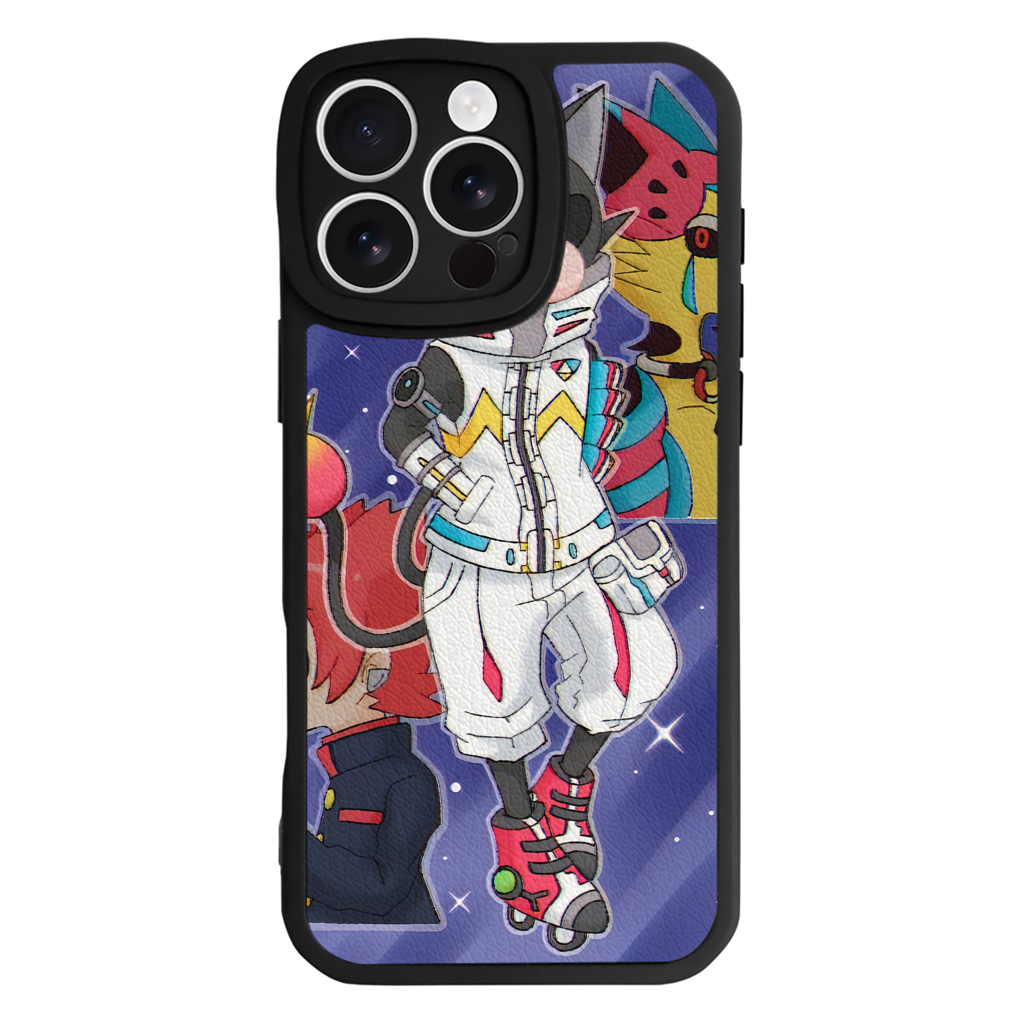 （画像用） 妖怪ウォッチ Yo-kai Watch 【iPhone 16シリーズ対応】シリコンスマホケース（レザー調） 材質：シリコン